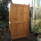 Solid walnut bookcase late 19th early 20th