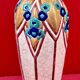 Vase Longwy Art déco décor géométrique