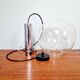 Space Age pendant light in bubbled blown glass, 1970s