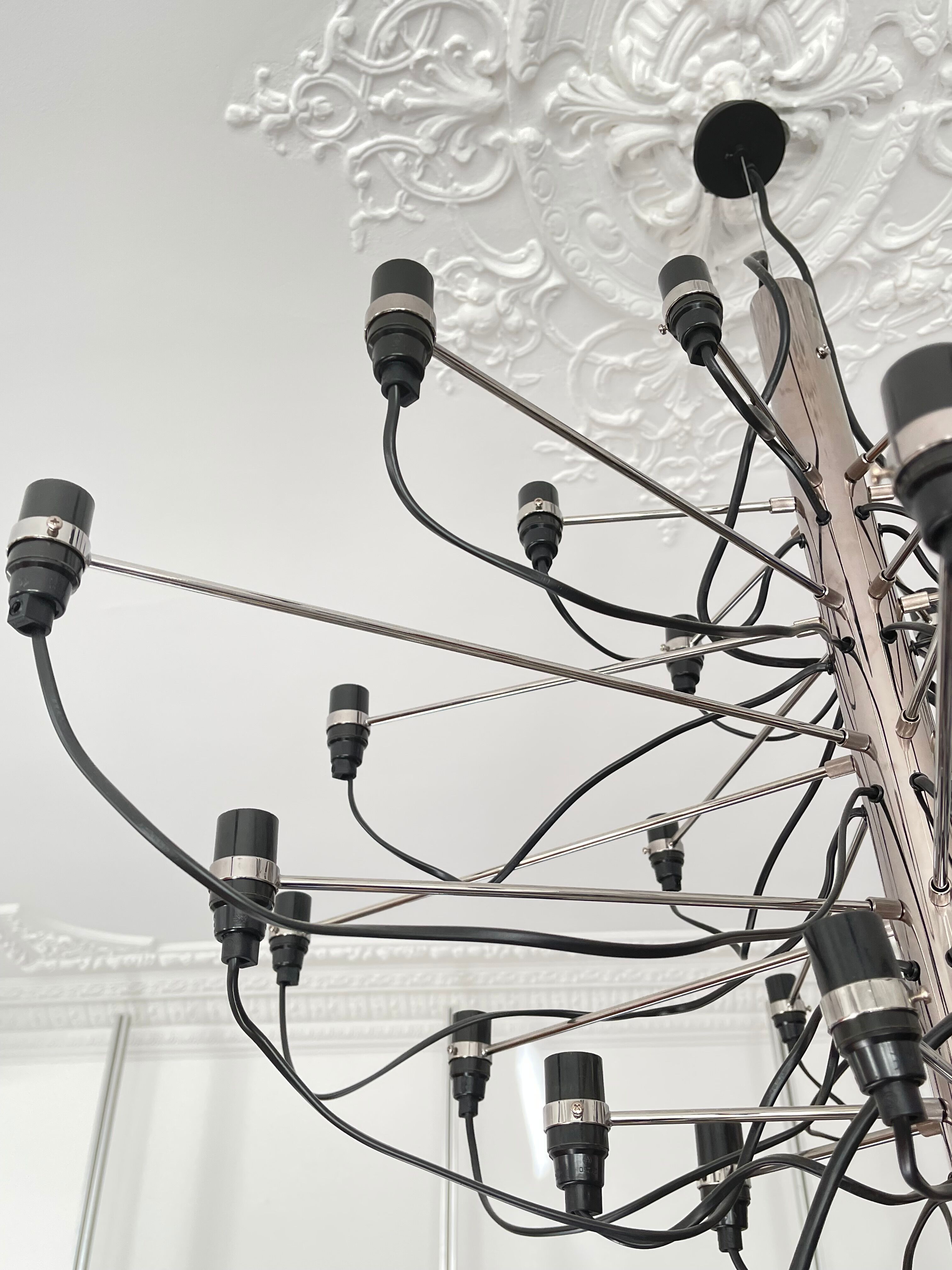 Chandelier 2097/30 by Gino Sarfatti by Arteluce