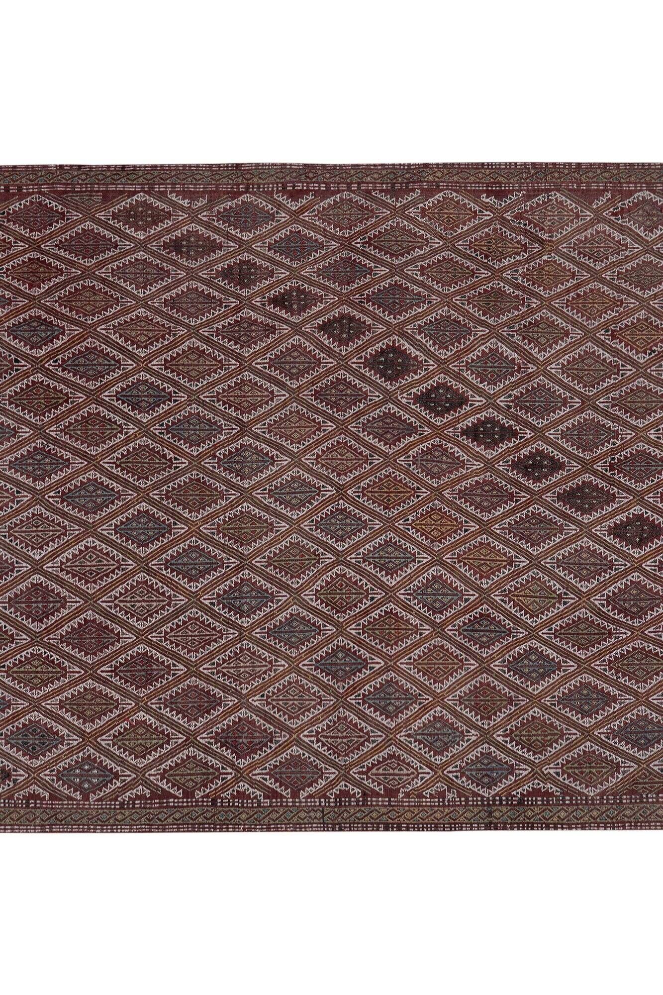 Vintage Turkish rug handmade 147x218 cm