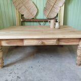 Solid pine coffee table