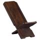 Chaise pliante palaver tribale africaine rustique sculptée à la main, Wabi Sabi, années 1970