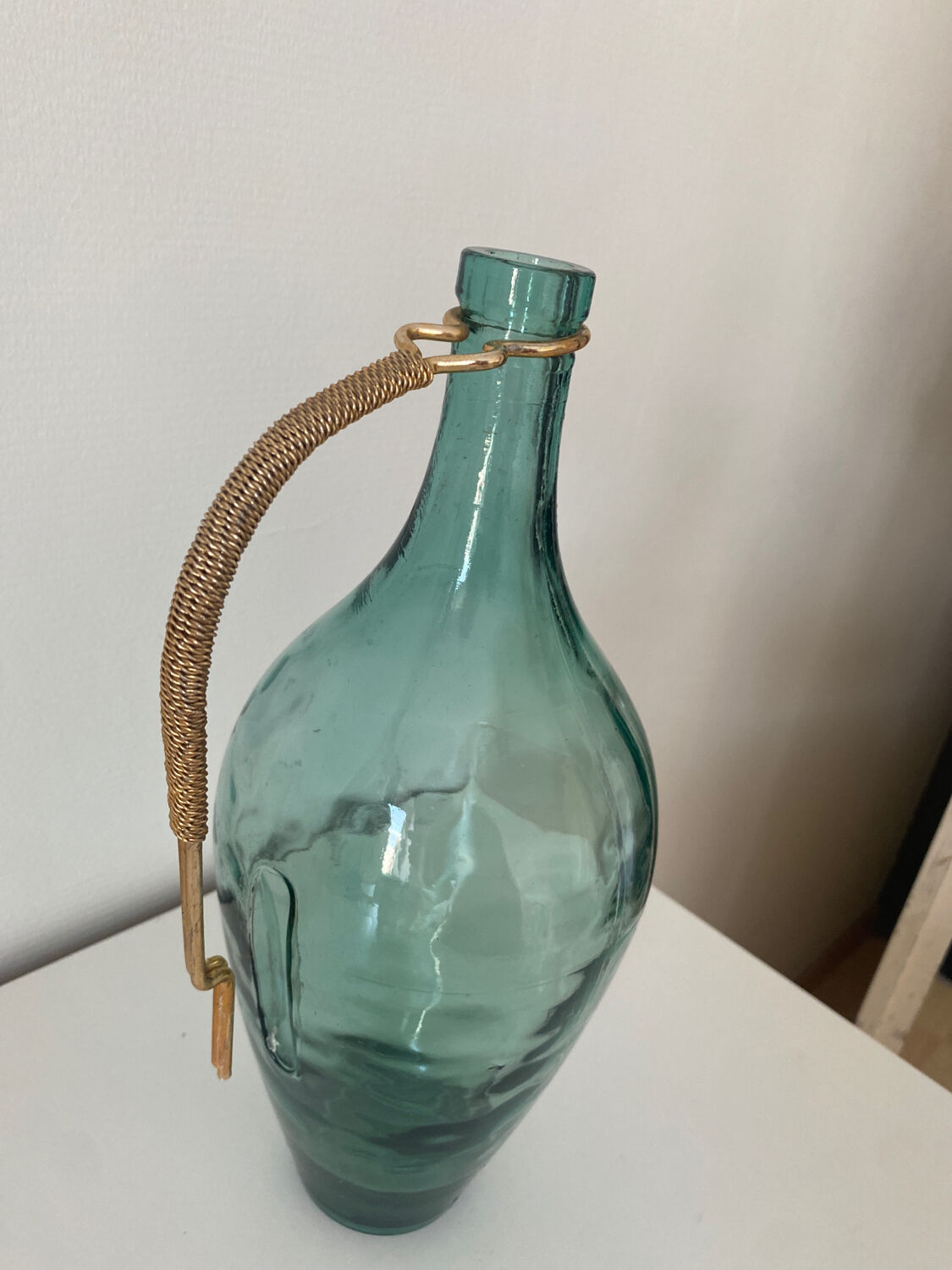 Glass bottle decoration