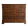 Antique commode in veneered wood with burl.