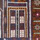 Vintage carpet turkmen belutch afghan 88x146 cm