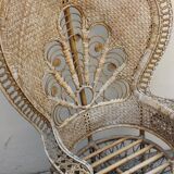 Rattan armchair