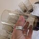 12 long drink glasses in smoked glass – 1970s