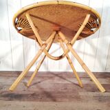 Table basse rotin