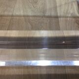 Michel Dumas Plexiglas coffee table circa 1970