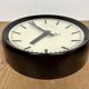 Industrial Bakelite Factory Wall Clock from Pragotron, 1960s
