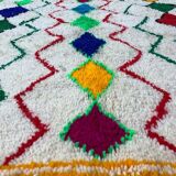 Handmade Moroccan Berber rug 254 X 152 CM