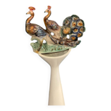 Peacock centerpiece