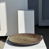 Indonesian green ceramic dish D:26.5