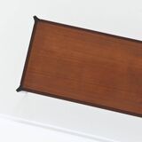Vittorio Dassi style Italian coffee table in mahogany, Italy, 1960
