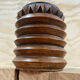 Round art deco wooden box 1930 Courchevel 1850