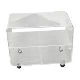 Vintage perspex/acrylic trolley or side table