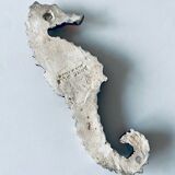 Ceramic wall seahorse