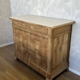 Antique 4-drawer airbrushed chest of drawers