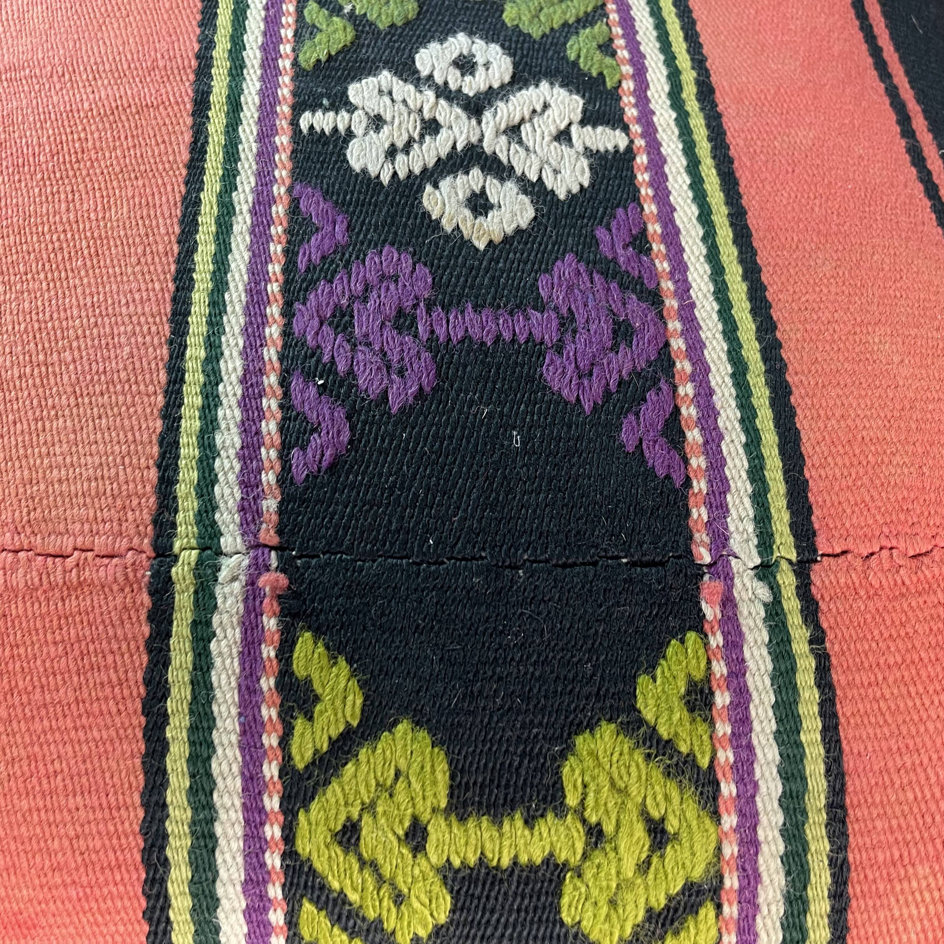 Vintage turkish kilim cushion cover