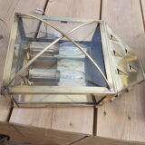 Brass exterior wall sconces, 50s-60s