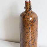 Pyrite stoneware bottle