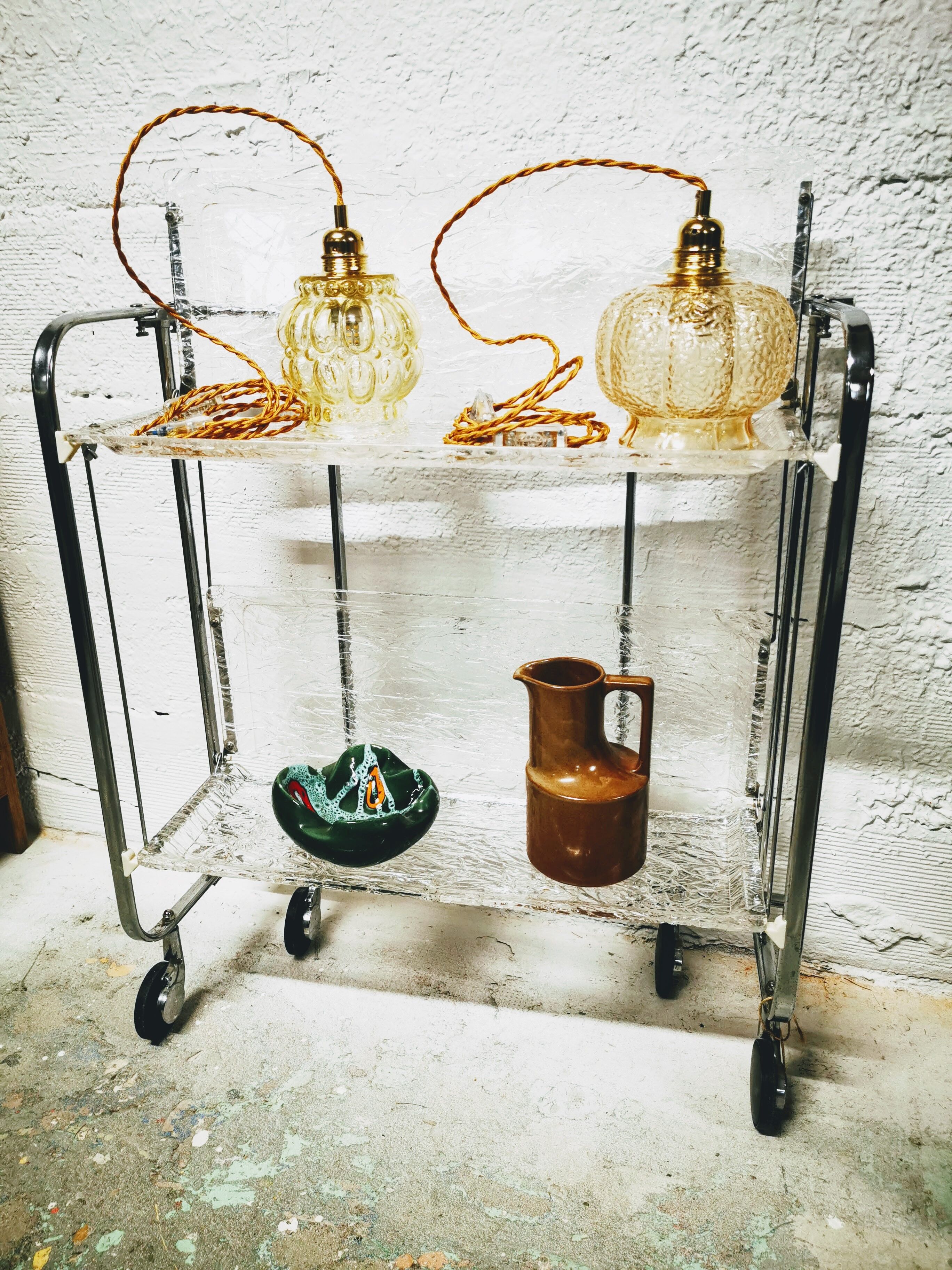 Vintage wheeled dessert