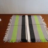 12 vintage fringed napkins