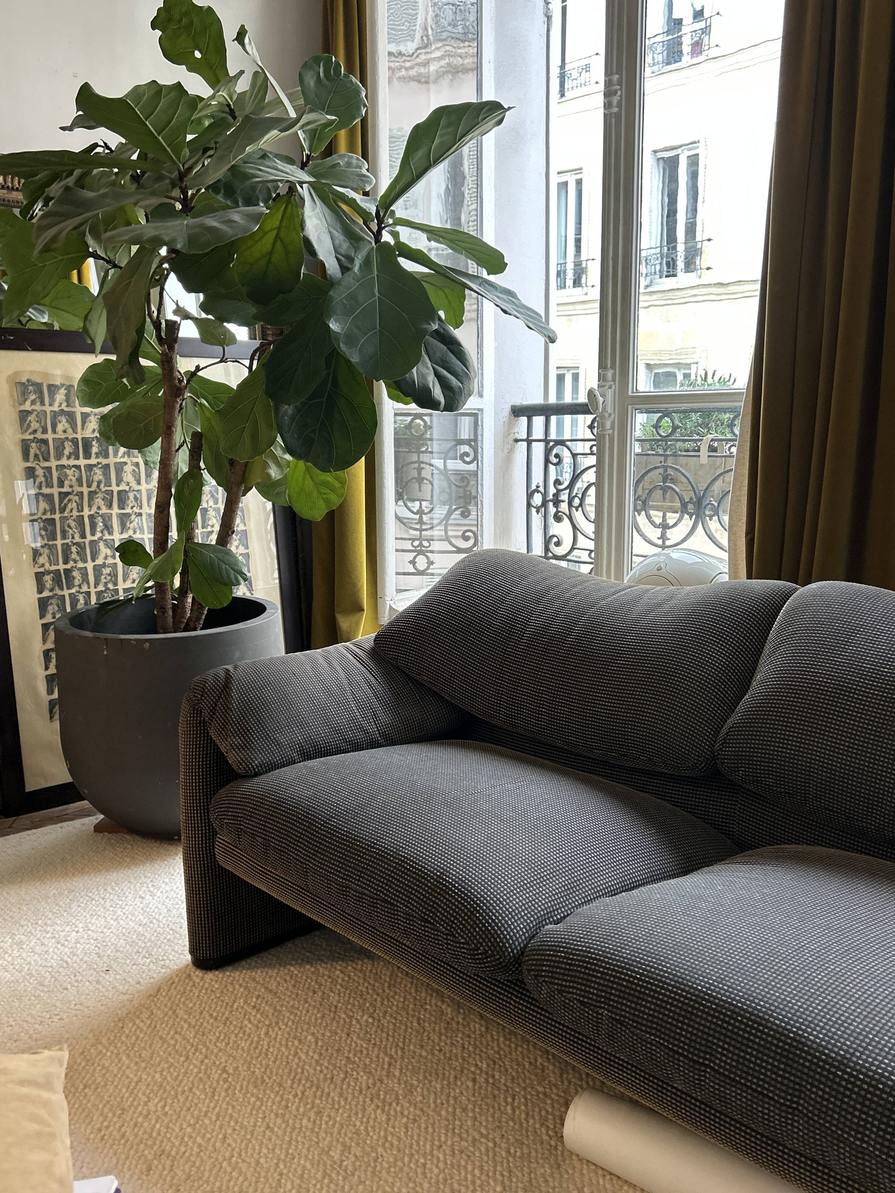 Maralunga 3-seater sofa by Vico Magistretti