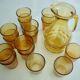 Service carafe et 15 verres vintage