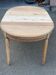 Renovated Louis Philippe round extendable dining table from the 18th century, 205cm.