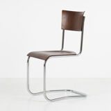 Set of 2 cantilever chairs, 40s