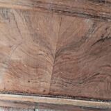 Vintage Wooden Nightstand with Marble Top