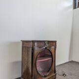 Vitrine basse en acajou anglaise