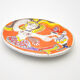 Vintage italian ceramic oval plate by Giovanni De Simone, 1960s