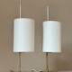 Pair of vintage brass lamps design 60 years