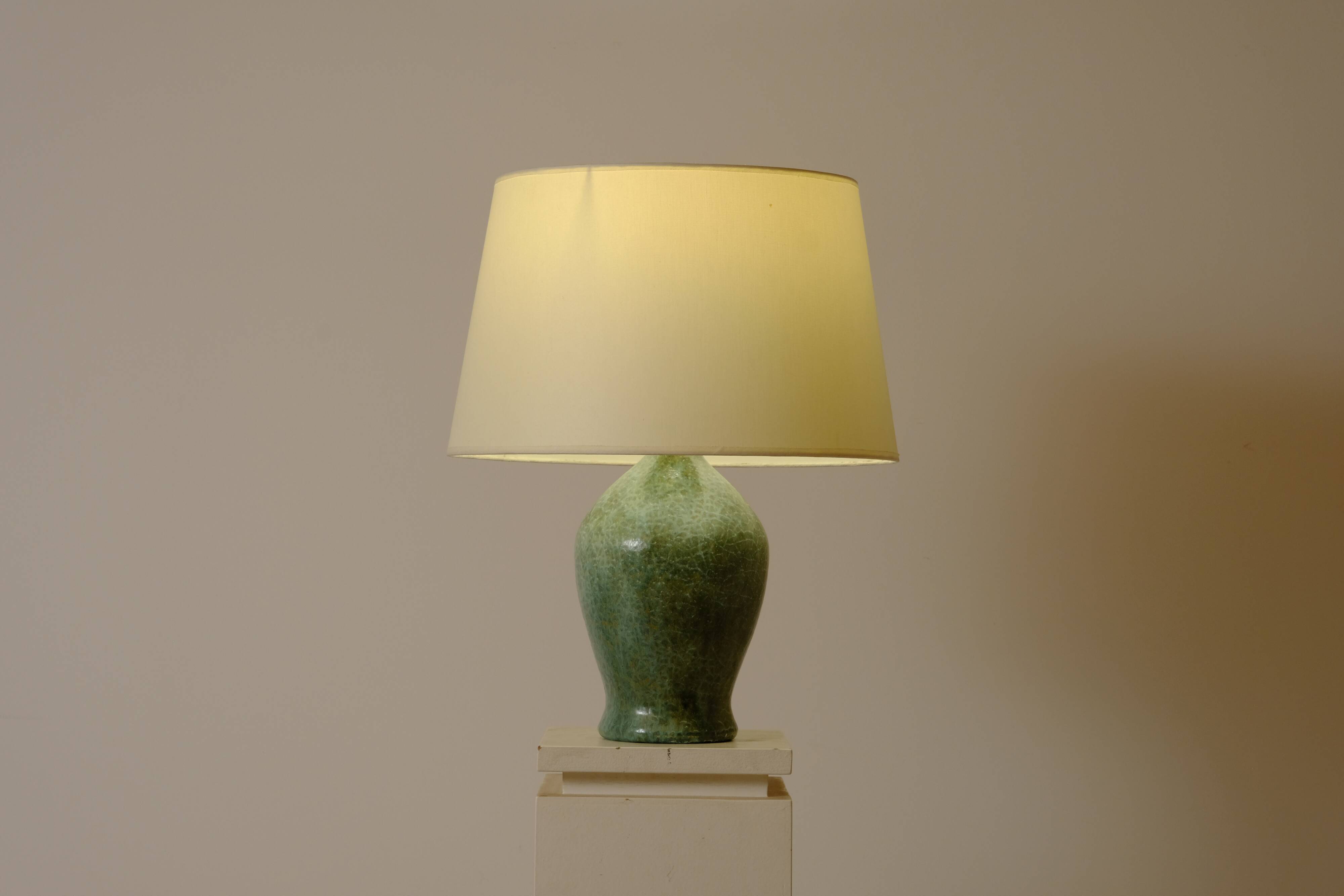 Ceramic lamp by Jacques SERRE 1970's