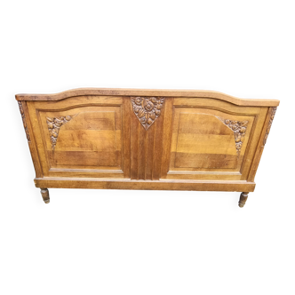 antique headboard from the 1930s