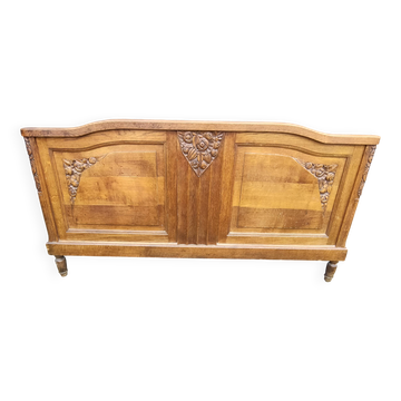 antique headboard from the 1930s