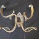 Set of 5 brass hooks