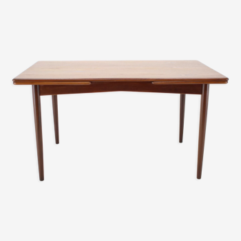 Table à manger extensible en teck danois des années 1960