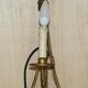 Vintage Twisted Wall Light Three Branches with Pendants