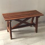 Vintage oak bench years 60
