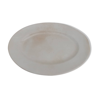 Oval earthenware dish Choisy le Roi