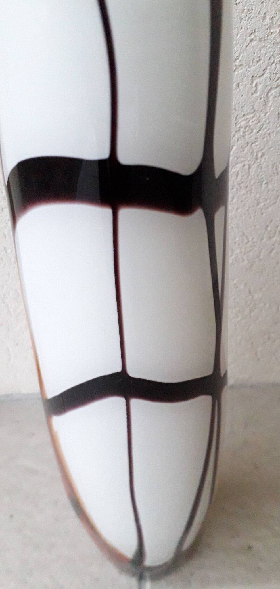 Multicoloured glass vase