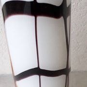 Multicoloured glass vase