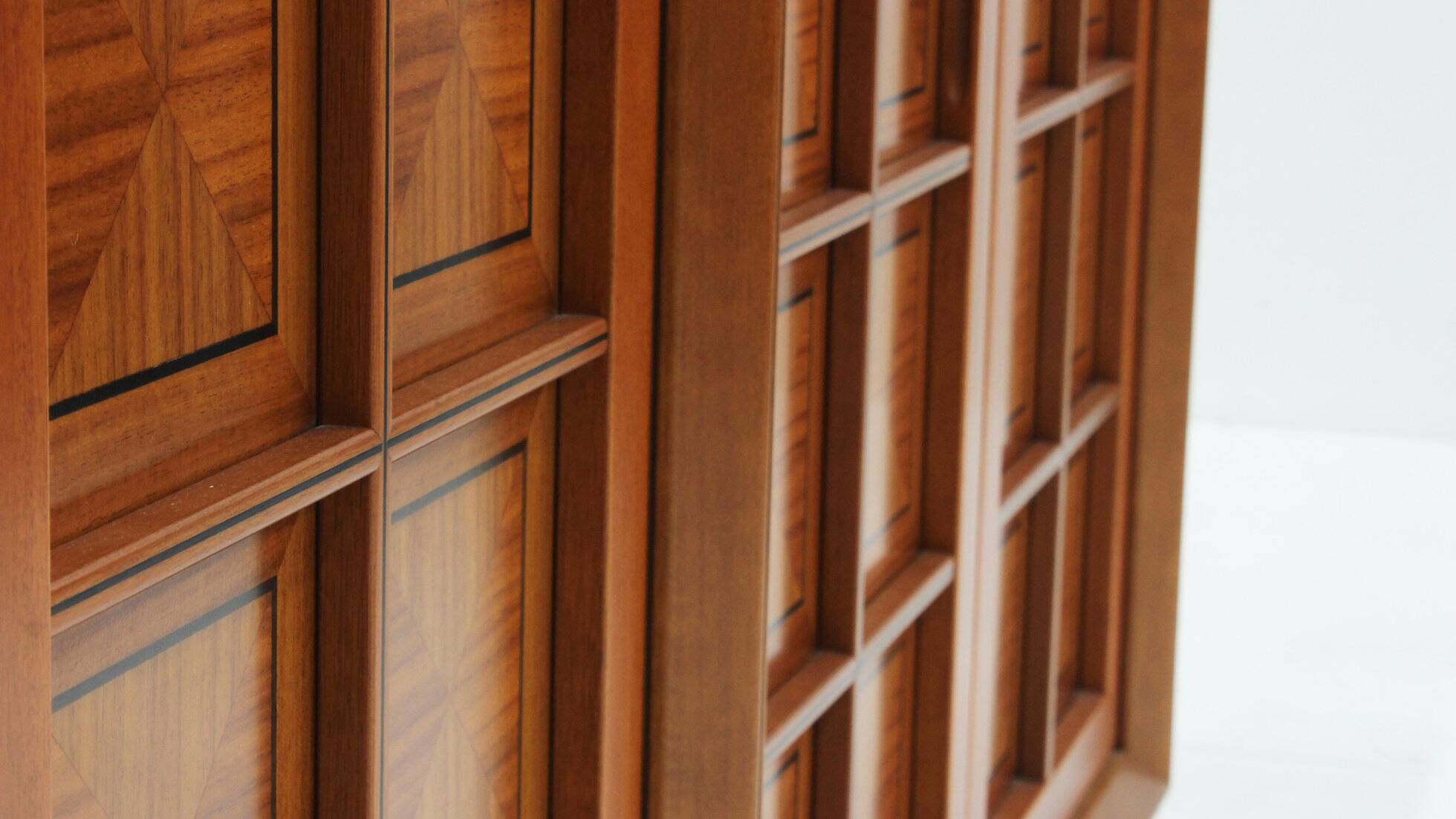 Brutalist Italian sideboard Caccia alla Volpe by Linea Arredo