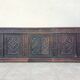Large Gothic desk in solid oak from the 19th century.