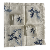 Nappe et 8 serviettes + napperon et 5 serviettes