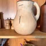 Artisanal terracotta pitcher